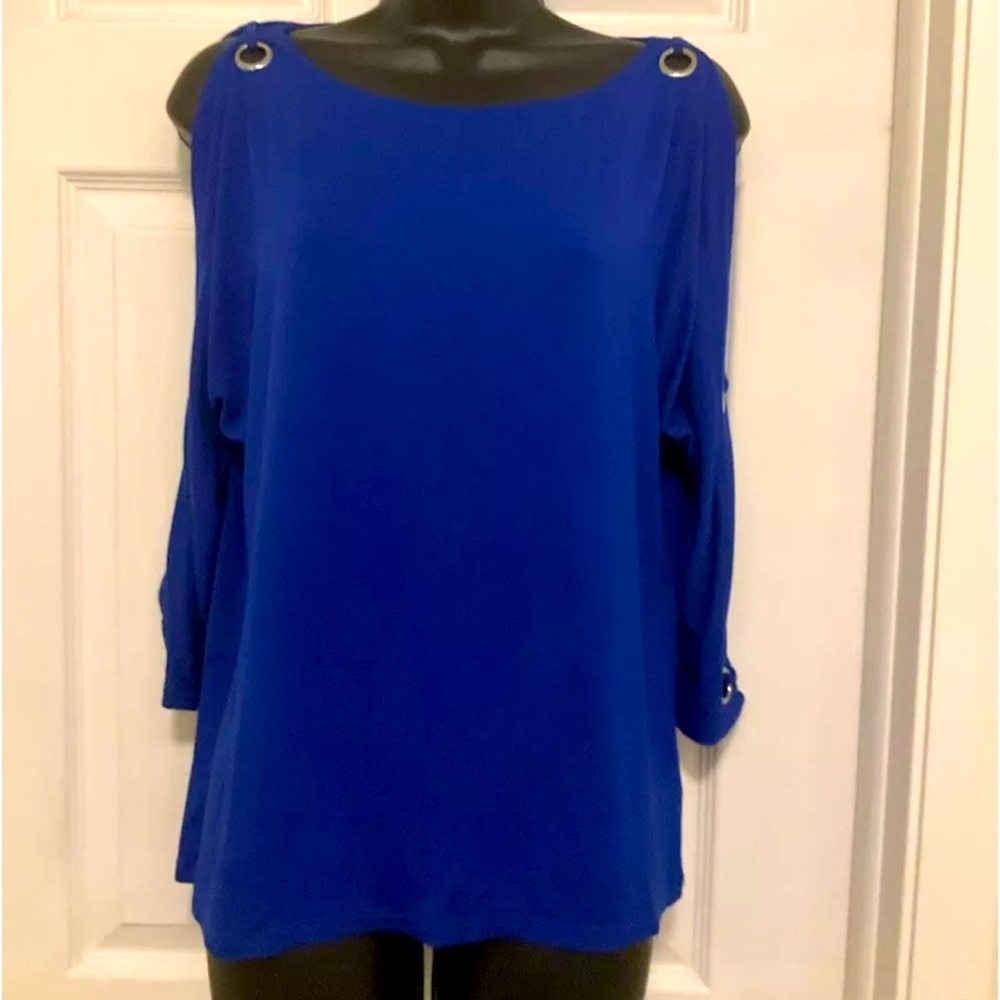 Cable & Gauge Women’s Royal Blue Top Size PM